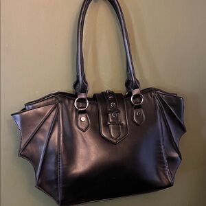 Black Bat Wing Tote Bag